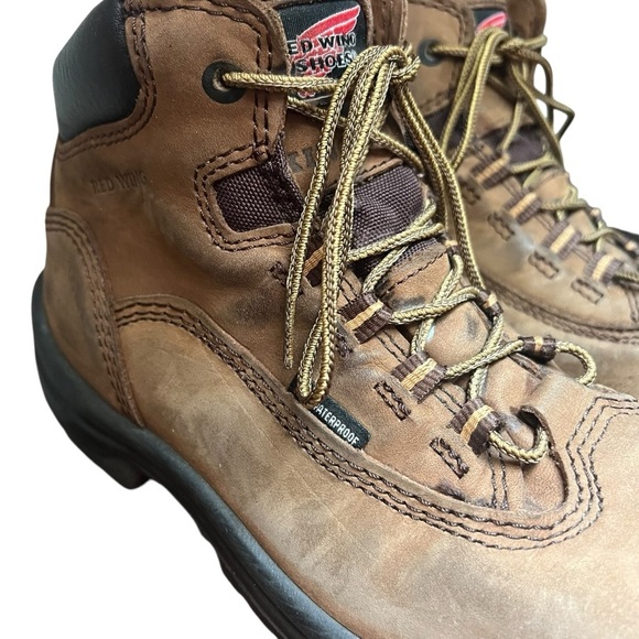 Red Wing 2340 5-inch King Toe Leather Work Boots Womens 8.5 D Wide ASTM Safety - Picture 7 of 14